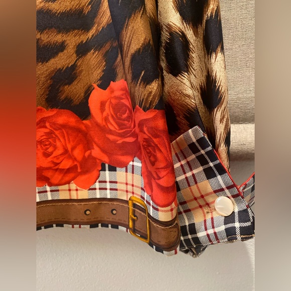 vintage laurel by escada silk blouse size 38 European US Small - Picture 7 of 12